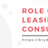 role of a leasing consultant